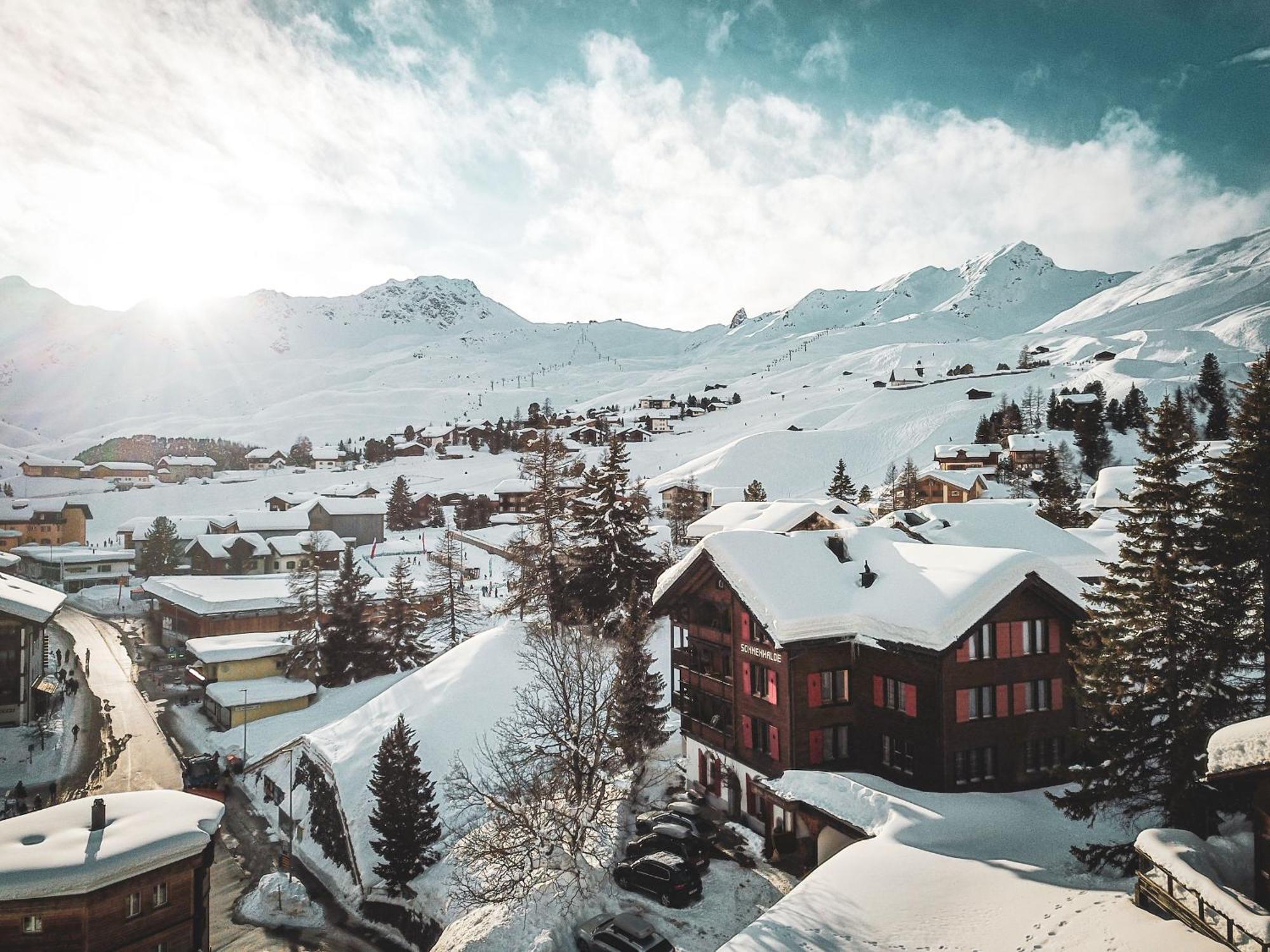 Hotel Garni Sonnenhalde Arosa Exterior foto