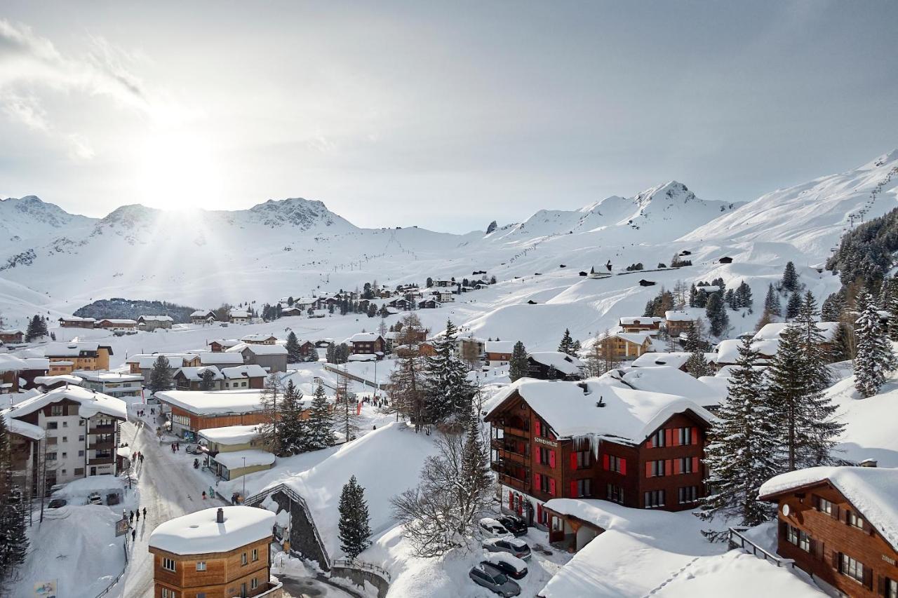 Hotel Garni Sonnenhalde Arosa Exterior foto